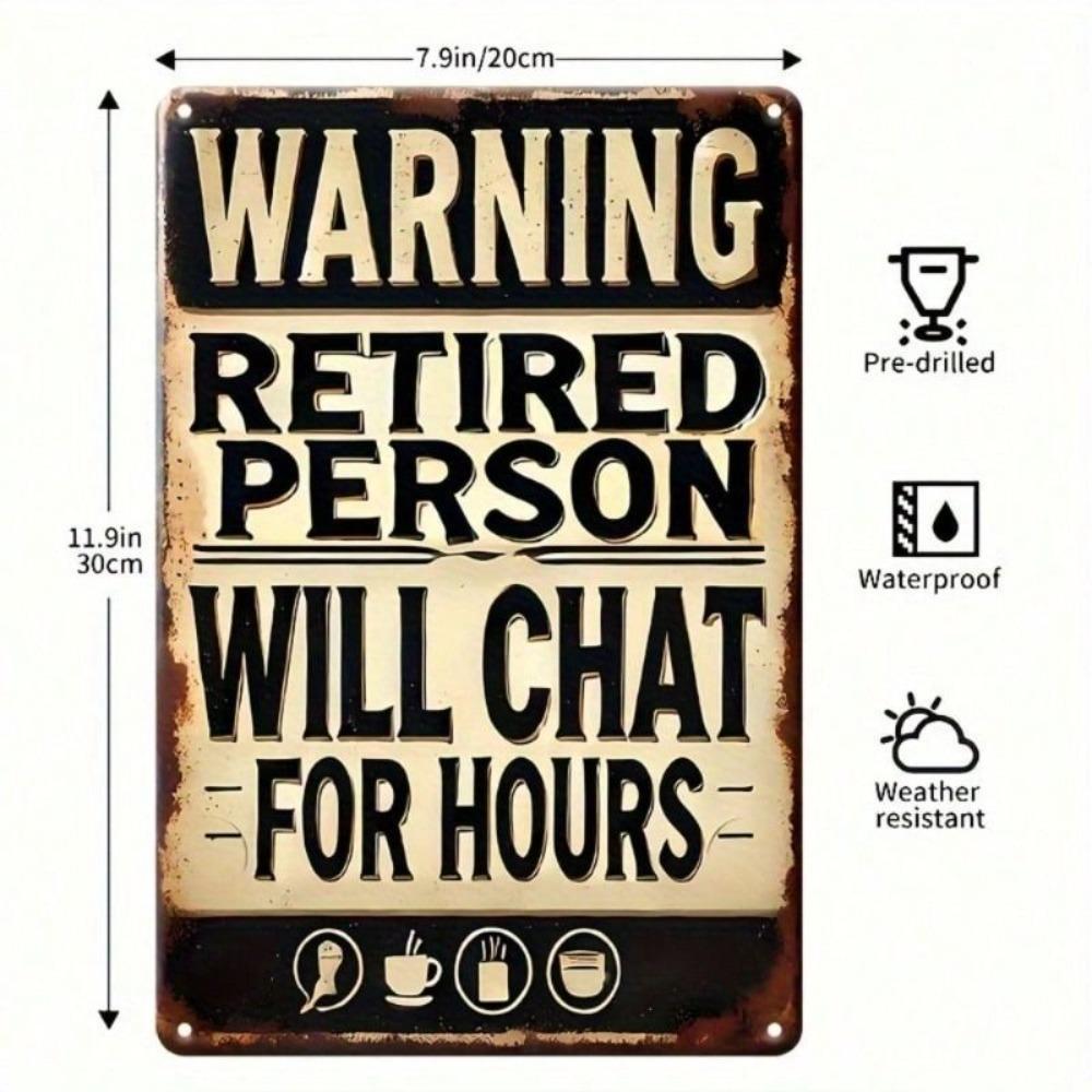 Metal Poster Vintage Retro Sign for Home Garage Bar Wall Decor