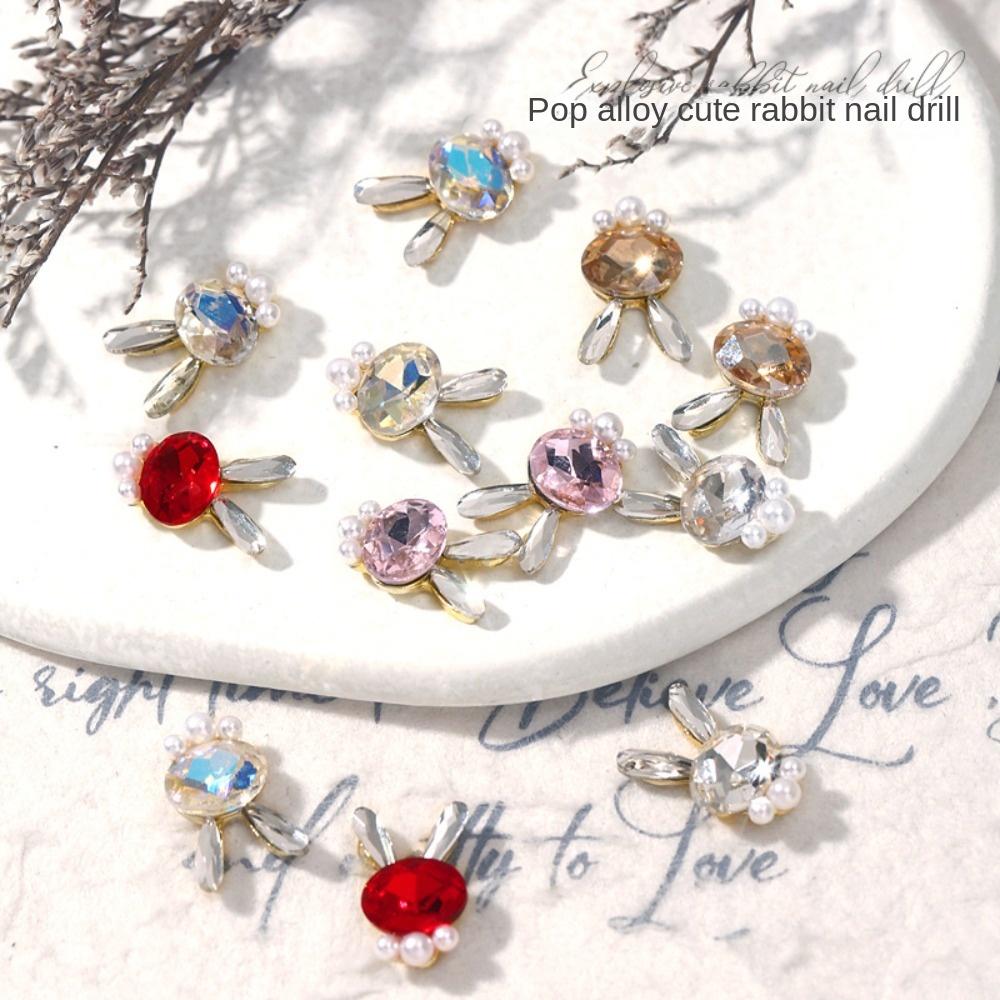 

Accessories Nail Decorations Cartoon Nail Art Drills Nail Art Jewelry Rabbits Nail Rhinestones