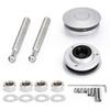 Sport Universal-Druckknopf Billet Motorhaubenstifte Schlossklammer-Kit Auto Schnappverschluss Neu Für FORD Mustang 4.6L V8 96-04 PQY-HP31BK