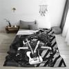 Music Band G-gorillazs Blanket Warm Funny Plush Throw Blanket For Kids Adult Home Decor Flannel Bedspread Bed Cover