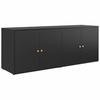 Vidaxl Gartenschrank, Schwarz, 198X55,5X80 Cm, Polyrattan