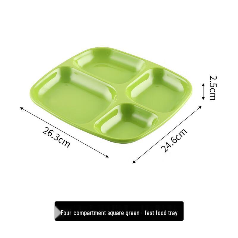 Melamine Multi-Compartment School Meal Tray