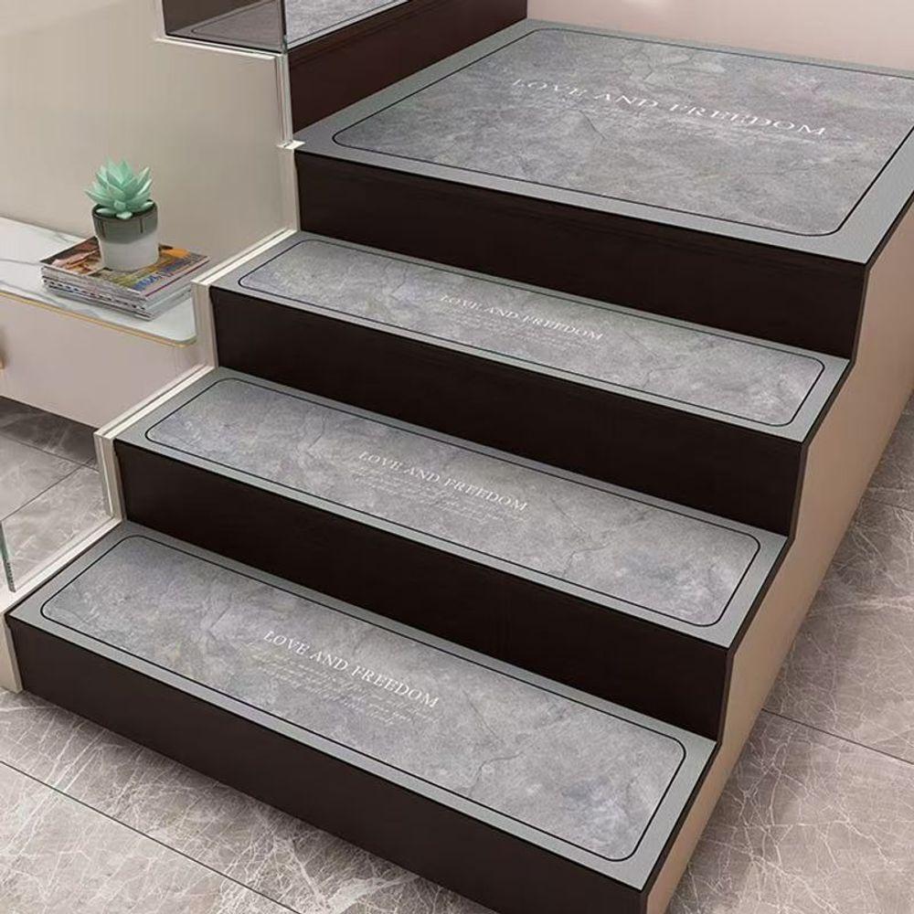 Stevig houten traptrede mat in Amerikaanse stijl - antislip, geluiddempend, duurzaam, huisdier-vriendelijke vloermat voor huisdecoratie 15pc-20x76cm 8x30in