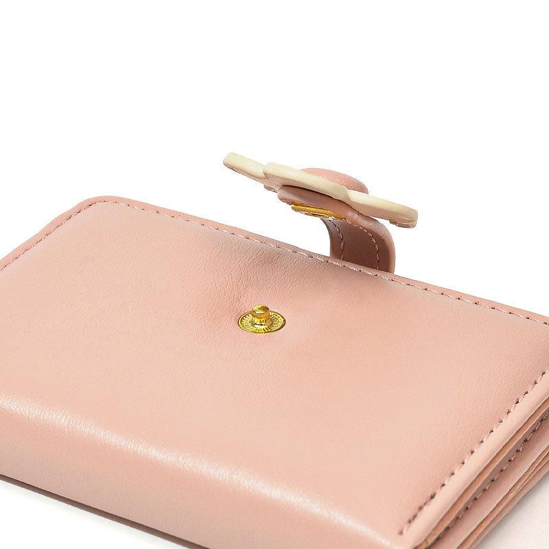Fresh Daisy Trifold Student Wallet - Simple, Sweet, and Cute Japanese-Korean Style