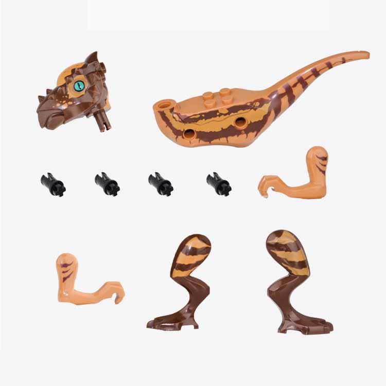 Mini Bloques de Construcción Juguete de Dinosaurio DIY Set de Construcción Creativa Juguetes Educativos STEM para Niño Niña Niños Kit de Montaje de Ladrillos Pequeños