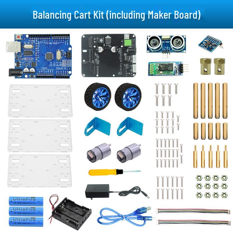 Arduino-Compatible Bluetooth Two-Wheel Balance Car with Ultrasonic Obstacle Avoidance