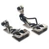 Metal Overlock Presser Foot,Four-Wire Sewing Crimp Presser Foot Sewing Machine Parts Portable Sewing Machine Accessories