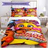 3pcs Duvet Cover Set (1*Duvet Cover + 2*Pillowcase, Without Core), Five Nights At Freddy's Print Soft All‑Season Bedding Set, Home Bedroom Decor Gift