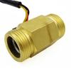 Efficient 50mm Long 1-30L/min G3/4 DN20 Counter Indicator Flowmeter Hall Effect Water Flow Sensor