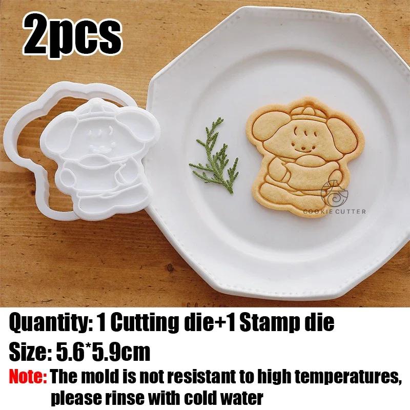 

Формочки для печенья в виде животных из мультфильмов, китайские новогодние формы для печенья, весенний фестиваль, вечеринка, выпечка, закуски, инструменты, декор для торта