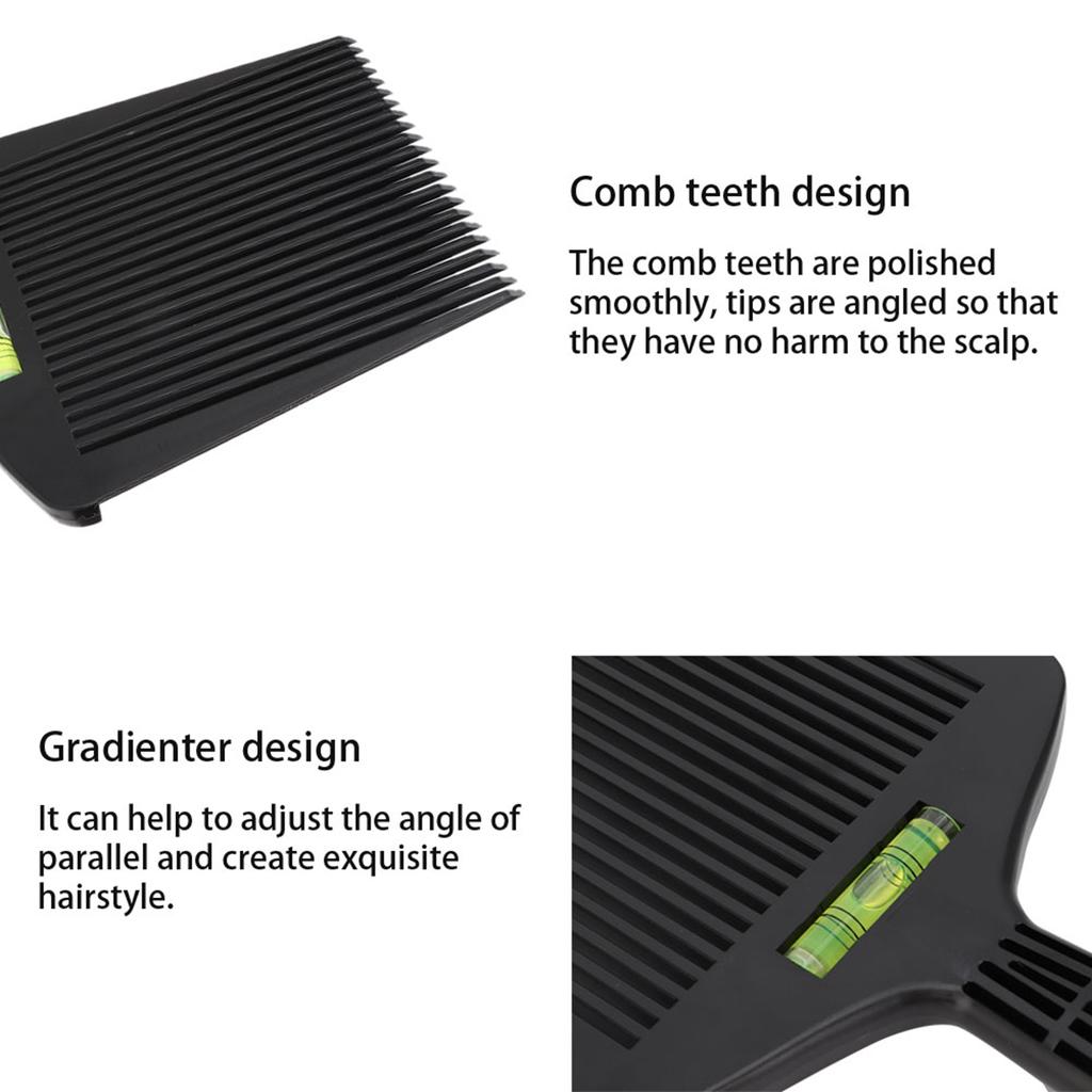 Haircut Level Comb Bang Oil Hair Cutting Angle Adjustment Large Teeth Comb Styling Tool