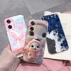 For Oppo A77 A77S Phone Case Colorful Flowers Patterns Back Cover For OppoA77 A77 S 2022 Soft TPU Transparent Silicone Bumper