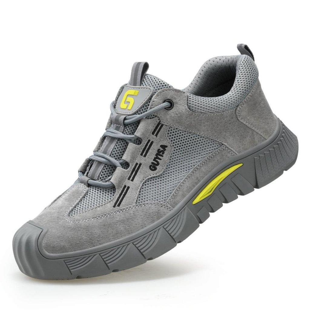 High Top Safety Shoes Men Waterproof Steel Toe Work Boots Abrasion Resistant Work Shoes Anti-slip Men's Work Protection Boots