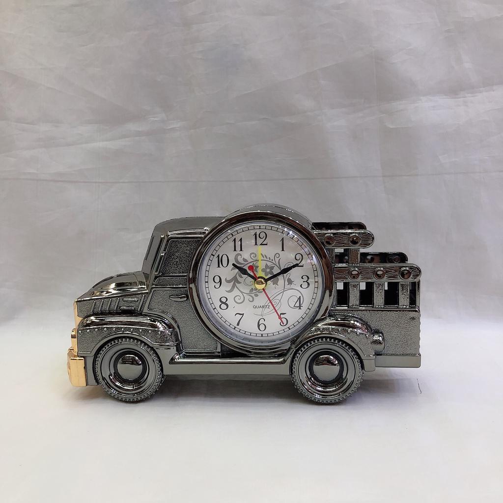 Retro creative pen holder vintage car alarm clock, fashionable home toys ornaments gift department store