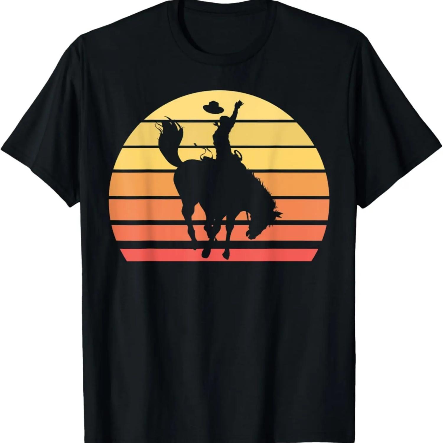 Cowboy Retro Western Texas Urban T-Shirt S