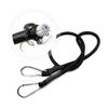 100cm 10mm Durchmesser Elastisches Seil Bungee-Seile Gummi Stark Stoßdämpfend Bungee-Seil Zurrgurt mit Karabinerhaken