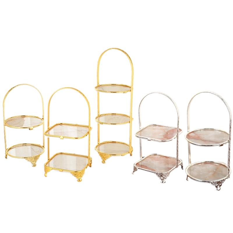 2or3tier Tray Dessert 3 Layer Food Cake Display Stand Wedding Candy Tray Stand