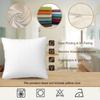 White Wolf Square Pillowcase Polyester Linen Velvet Pattern Zip Decorative Car Cushion Case 45x45