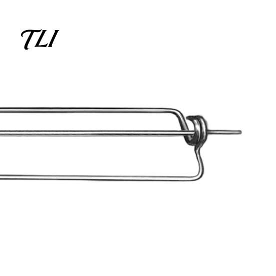 Heat Resistant Grill Utensil Chicken Wing Skewers, Stainless Steel Barbecue Wings Fork, Food Grade Accessory Clamping for Camping And Backyard