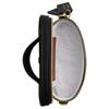 Coach Trail 15 Metal Hardware Ring Zipper Chain Detail Glove Tanned Leather Handbag Mini Women's Black