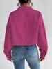 2024 Europe Autumn/Winter Women's Casual Short Lapel Corduroy Jacket