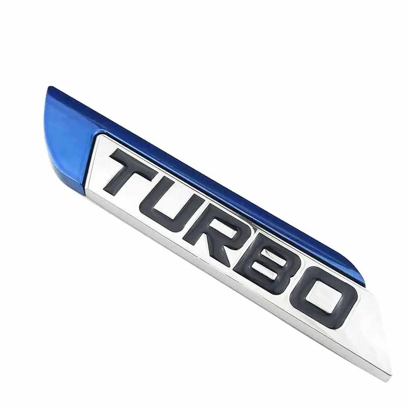 Car Emblem Sticker TURBO METAL GRILL Rear Trunk Car Badge Focus VW Skoda Seat Lada