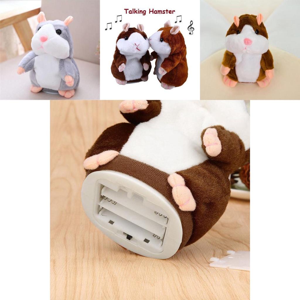 Cute Talking Hamster Pet Plush Toy Kids Sound Record Toy | 15/18cm