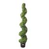 2 Pack 5' Artificial Boxwood Topiary Tree Faux Plant UV Decor In/Outdoor