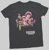 Stranger Things Mens Stranger Things Poster Graphic Charcoal Shirt New Small
