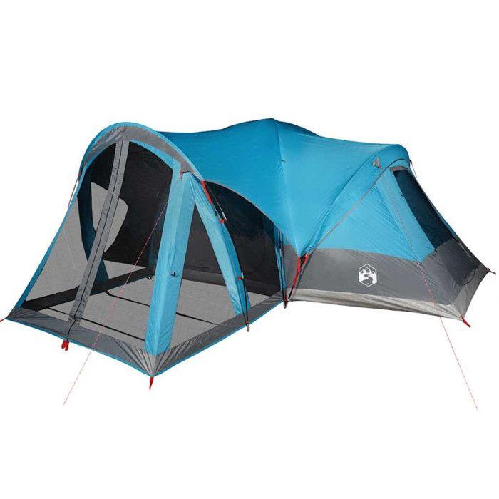 VidaXL Family Tent Teepee 8 Person Blue Waterproof, Tent, Camping Shelter, Garden Shelter, Camping Tent, Shelter 94738