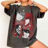 Summer Hot Sale Japan Anime Shirt Hip Hop Streetwear Top Y2k Gothic Cotton Oversized Tshirts Lightweight Breathable Clothes