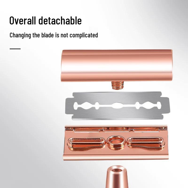 Old-Fashioned Double-Sided Razor for Men's Shaving