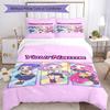 Demon Hunter Girls 8 Customize your name Bedding Set Breathable Duvet Cover with Pillowcases Home Decoration Birthday Gift
