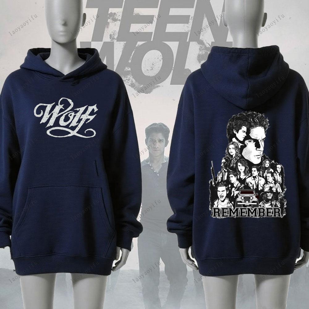 Teen Wolf Hoodie Men Pullover Novelty Trending Clothes Autumn and Winter Keep Warm Tracksuit Street Fashion Sportswear