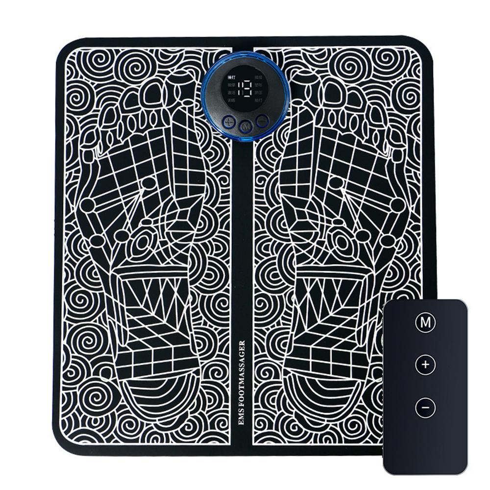 Intelligent Foot Massage Pad 8 Modes 19 Levels of Multifunctional Foot Massage Fatigue Relief Massage Instrument USB Charging