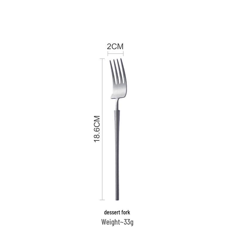 ZISIZ Винтажные Потертые Серебристо-Серые Вилки