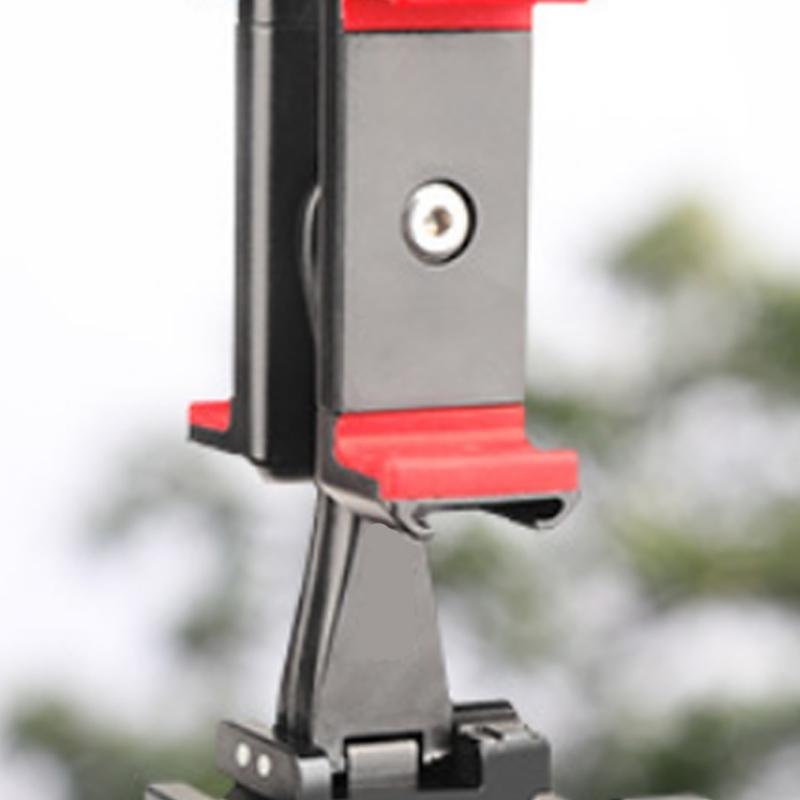 Professional Double Slot Phone Clamp Phone Stand With Universal 1/4 Interfaces Hole For Tripod Compatibility Outdoor Use