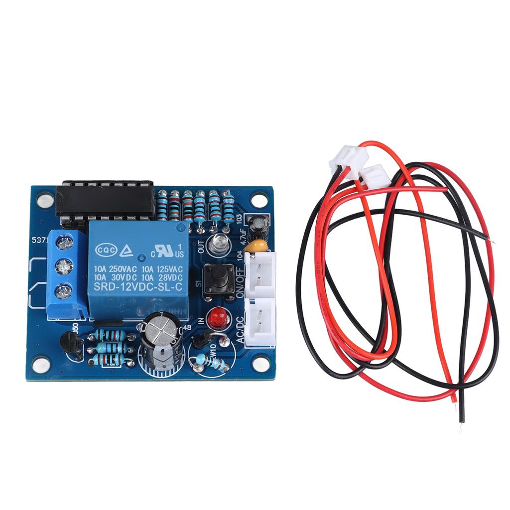 XH‑M127 1 Button Switch Control Board High Performance Reset Self Locking Button Power Supply Switch Module