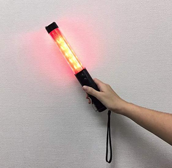 LED Induction Light with Magnetic Strong Magnet Strap and Clip Uses 3 AA Batteries Not Length Multi-function Closure, On/off, Alarm, Flashlight, Tip,