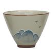Hand Painted Ge Kiln Teacup Ice Crack Household Kung Fu Tea Set Personal Tea Cup Master Cup Single Cup Tea Hat Cup