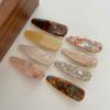 Korean Retro Small Gold Standard France Ink Smudging Water Droplets Duck Bill Clip Bangs Clip Edge Clip Hairpin Hairpin