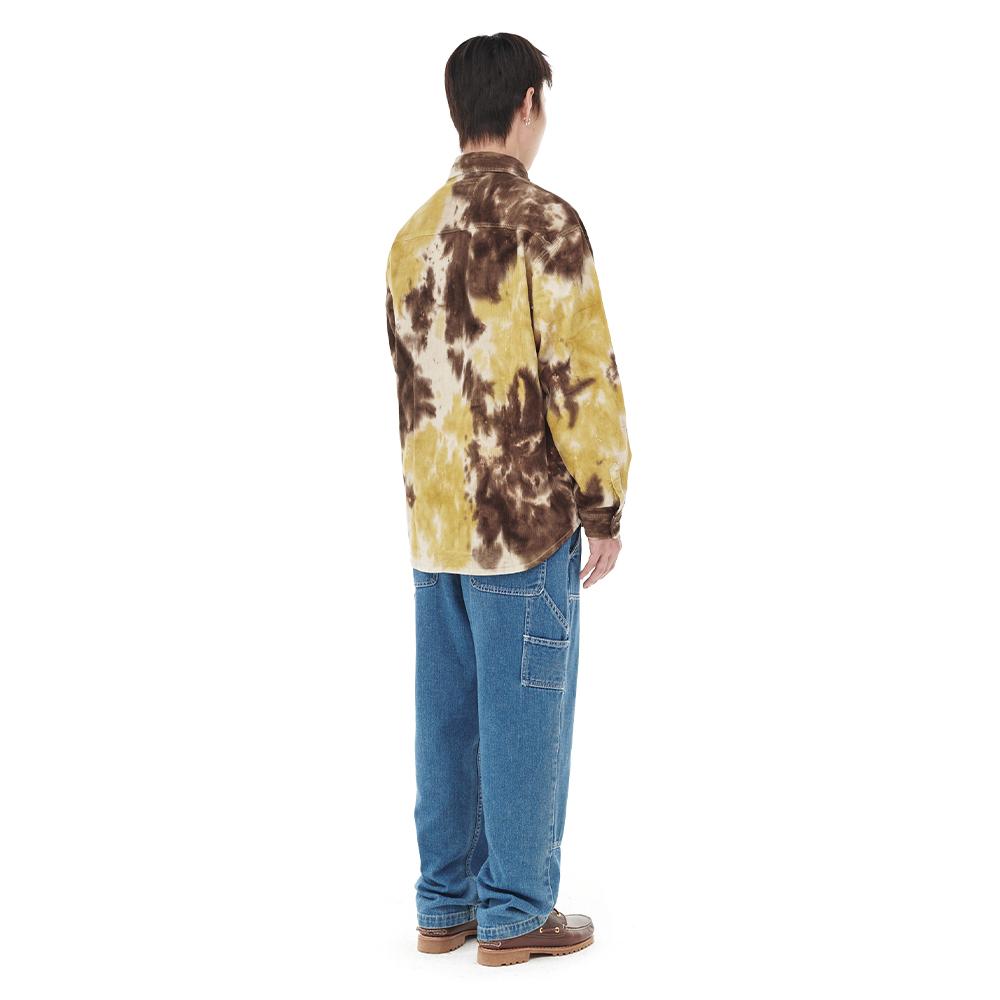MAHAGRID Corduroy Dyed Shirt Brown(Mg2Dfmw320A)