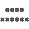2-10PCS For PS5 Fan Dust Filter Breathable Ventilation Dustproof Mesh Case Cover with Cleaning Brush for PS5 Slim Game Console