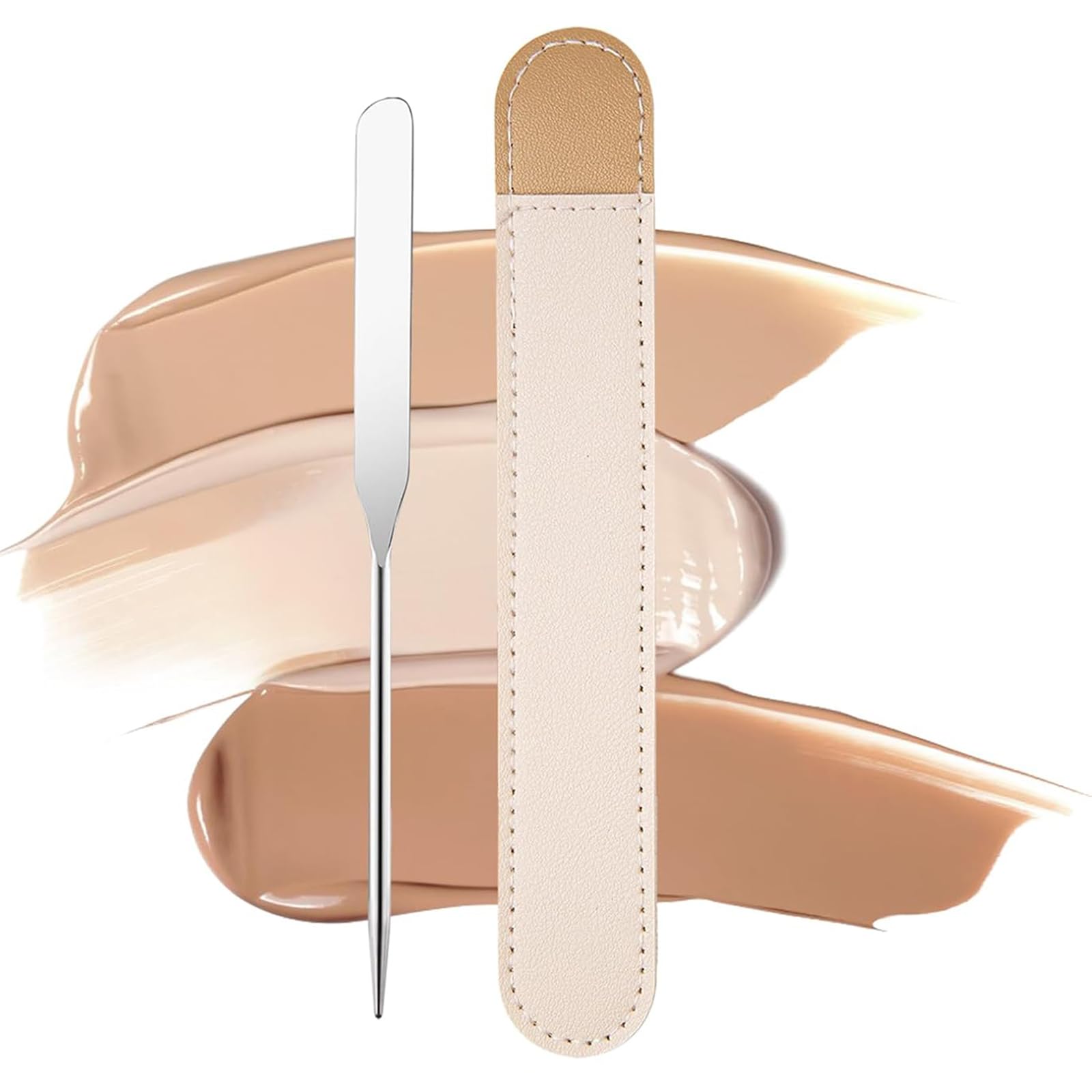 

NITUTUO шпатель для макияжа шпатель для макияжа инструмент для макияжа из нержавеющей стали косметический инструмент для макияжа мини косметический шпатель для смешивания деликатная отделка женская косметика