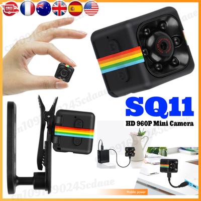 SQ11 Mini Camera Voice Recorder Motion Sensor Night Vision Camcorder Support 64GB Full HD 960P Micro Camera for Home Security