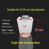 Silicone Rubber Seal Plug for Test Tubes & Drains with Hole