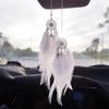 2PCS Rearview Mirror Pendant Creative Simple Plush Car Accessories On-board Pendant Gift Delicate