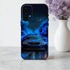 B-Blue C-Car COOL B-B-Bm-wes Wheels Phone Case For Samsung Galaxy A73,A72,A71,A70,A53,A52,A51,Soft Silicone Black Cover