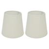 2Pcs Indoor Lamp Shade European Style Fabric Lampshade for E14 Chandelier Table Lamp Floor Lamp