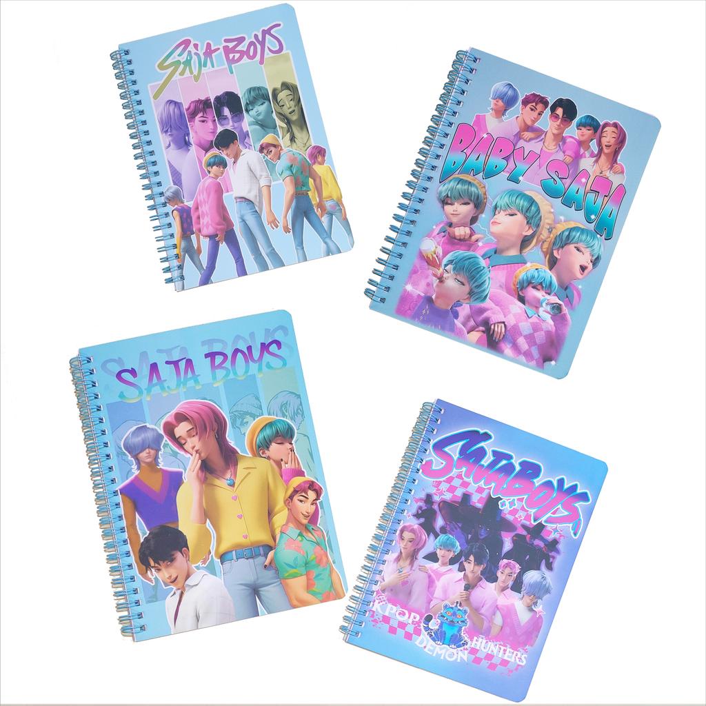 Kpop Ringband Notitieboek Demon Hunter Hoge Kwaliteit Papier SAJA BOYS Cartoon Mode Student Kantoorbenodigdheden Fan Cadeaus
